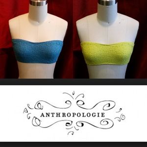 Anthropologie Bandeau 2 Lace Bras by Eloise - XS